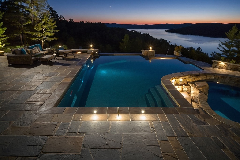 Professional stamped concrete sealing services in New Hampshire
